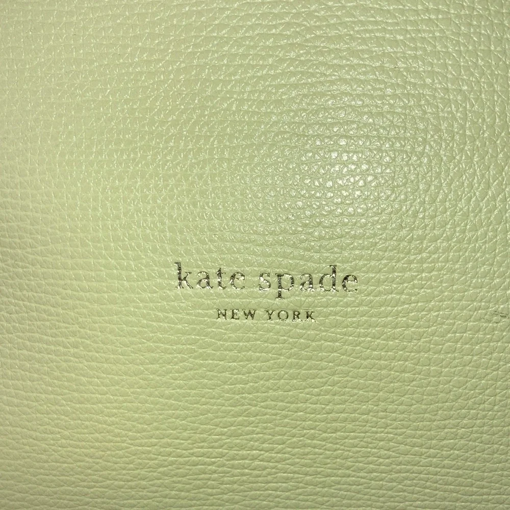 Kate Spade Molly Bikini Dot Pop Large Tote in Lemon Sorbet EUC